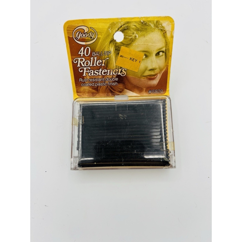 Vintage 80s Goody 40 Black Ball Tip Roller Fasteners USA #5820/1 New
